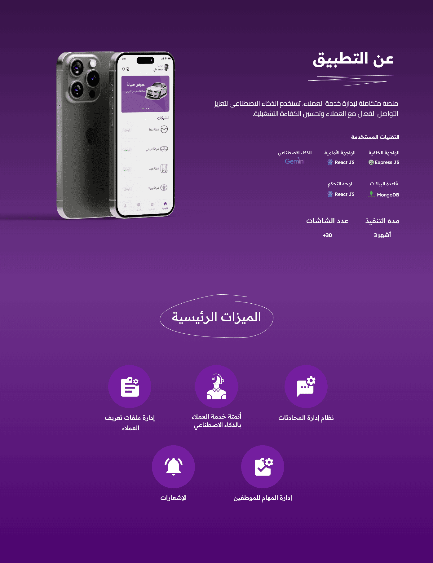 منصة ذكية لإدارة خدمة العملاء - Additional screenshot 2